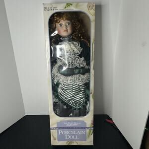 The Doll House Collection Vintage Porcelain 28 Inch Doll Limited New in Box